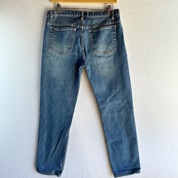 APC A.P.C. Petit New Standard Mens Jeans 30x26 Light Wash Blue Denim Button Fly - Picture 8 of 11